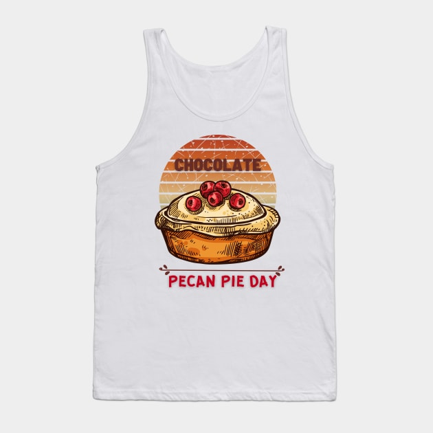 Chocolate Pecan Pie Day Tank Top by NICHE&NICHE